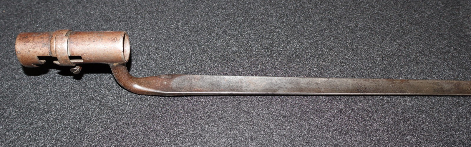 Indian Wars US Army M1873 Trapdoor Springfield Socket Bayonet U.S. Ricasso Mark