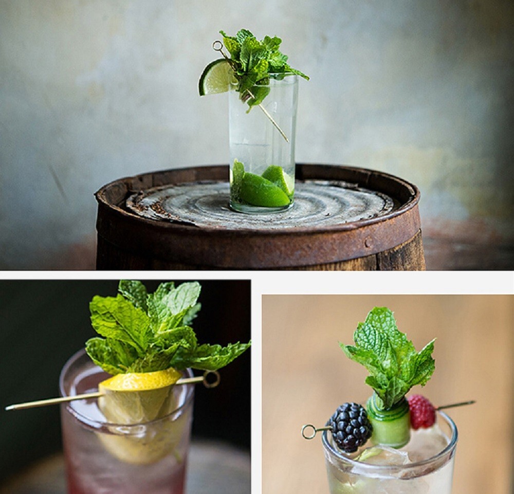 8 Pcs Stainless Steel Cocktail Pick - Premium Martini Olive Toothpicks for Drink