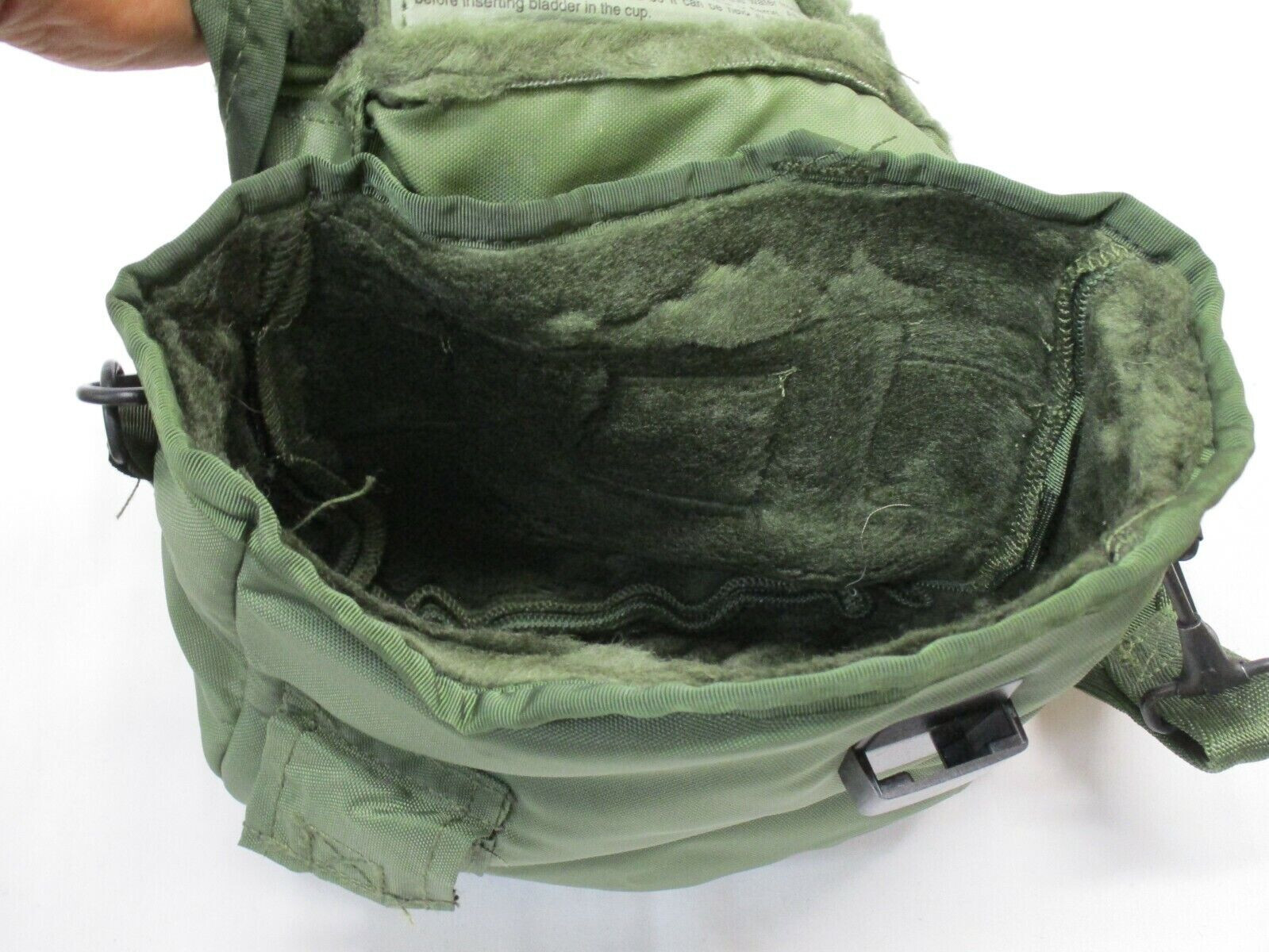 US Military 2 QT Collapsible Water Canteen with 2 Quart Pouch Cover & Sling EXC