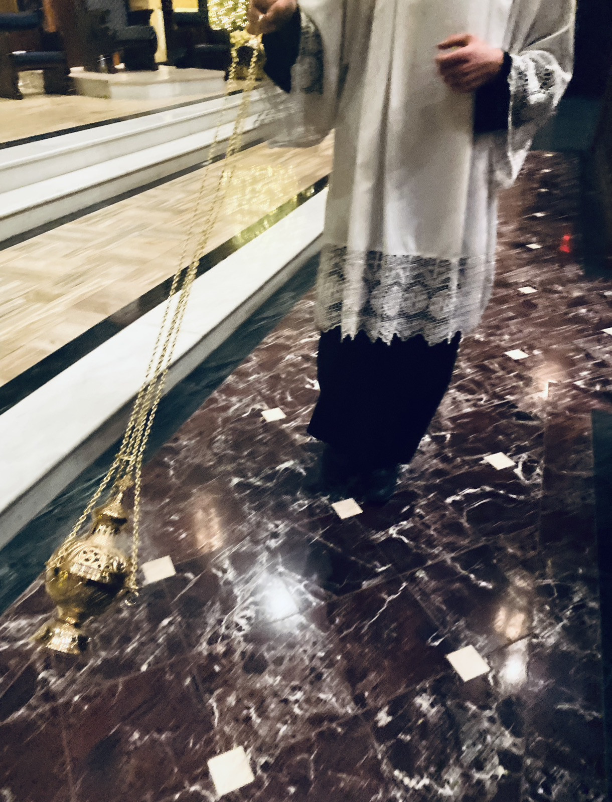 Traditional Triple Chain Brass Church Censer, Thurible w/Liner, Catholic Church