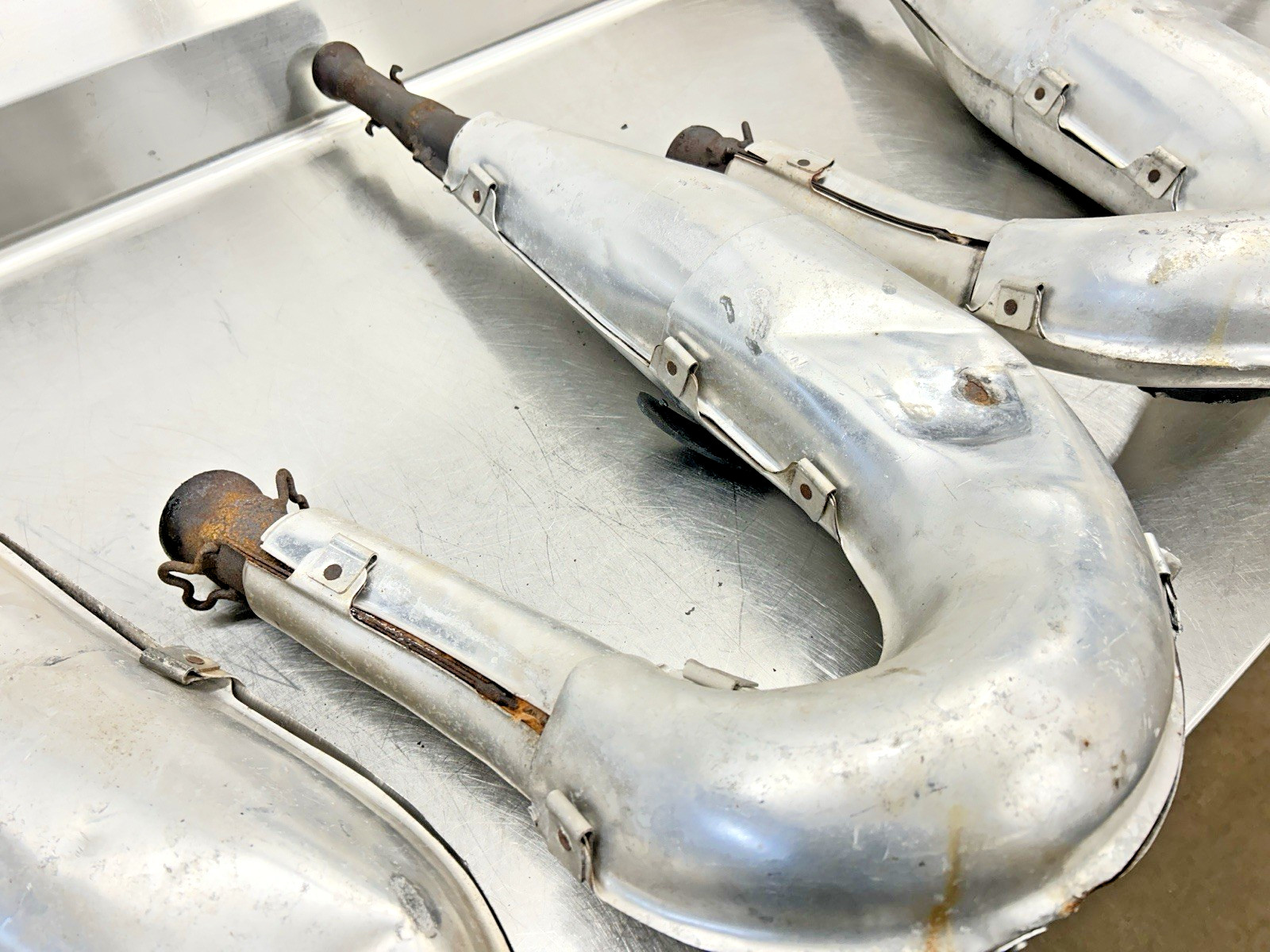 1997 Ski Doo Mach 1 700 TRIPLE EXHAUST TUNED PIPE EXPANSION PTO C MAG PIPES