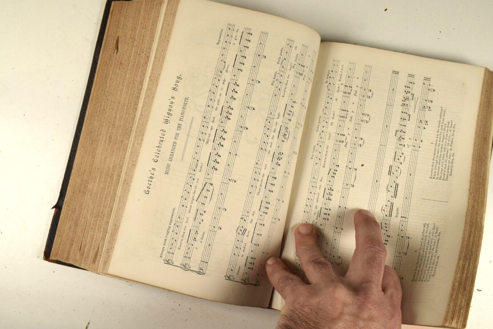 1859 Bound Peterson's Magazine Full Year w/ Hand Colored Engravings Sheet Music