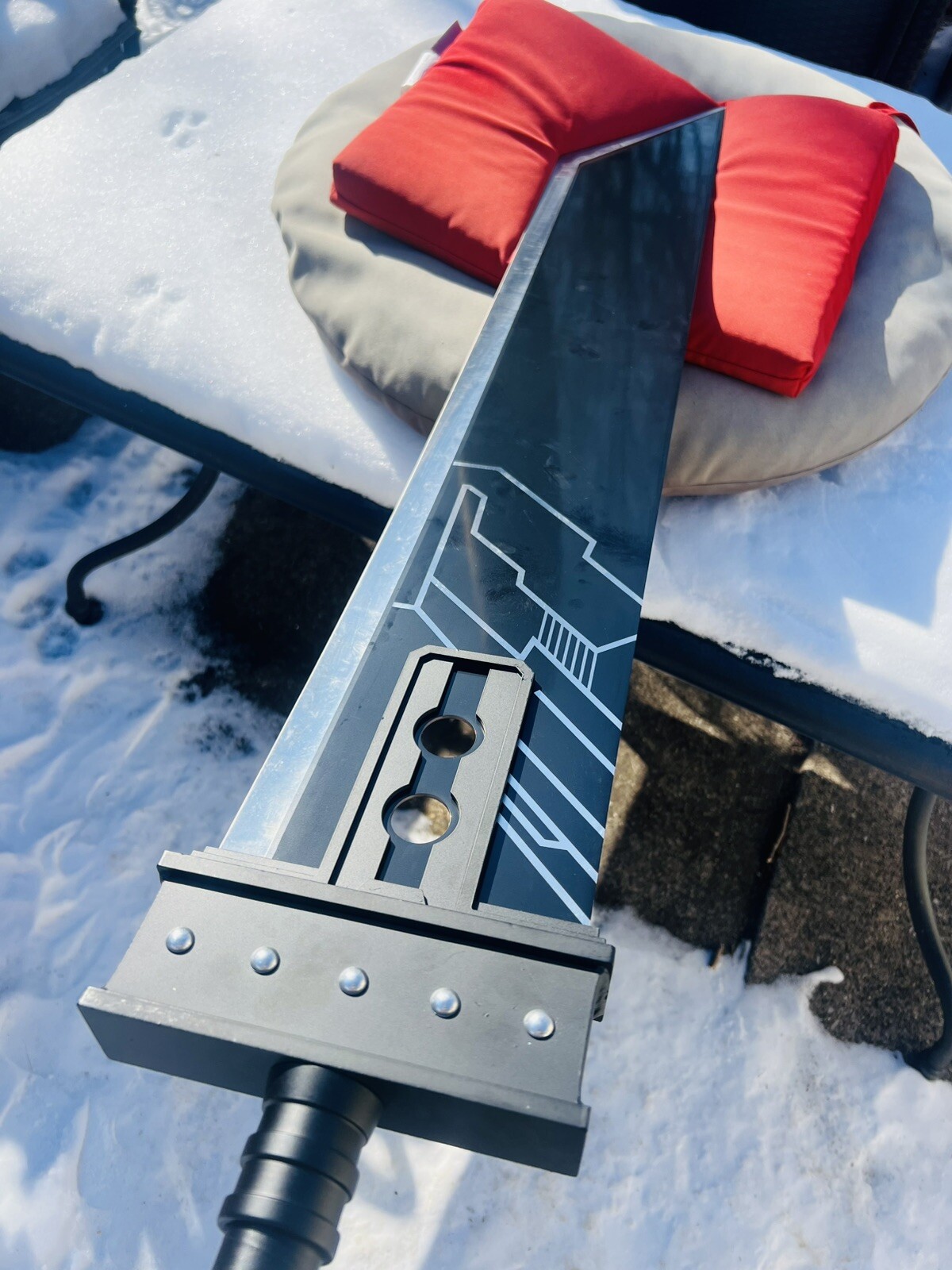 FINAL FANTASY CLOUD STRIFE BLADE STEEL BUSTER SWORD 57” — Life Size HUGE 🔥