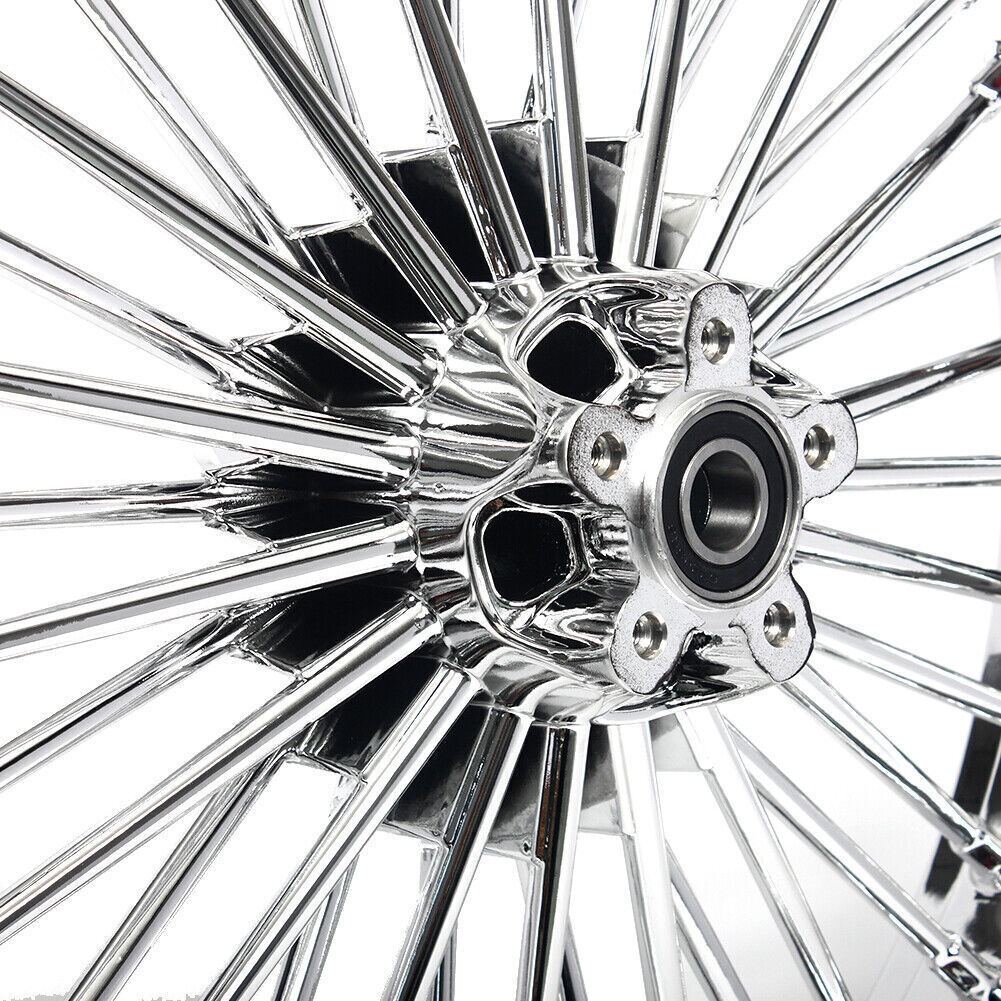 Touring 21x3.5 Fat Spoke Front Wheel for Harley Road King Street Glide 2000-2007