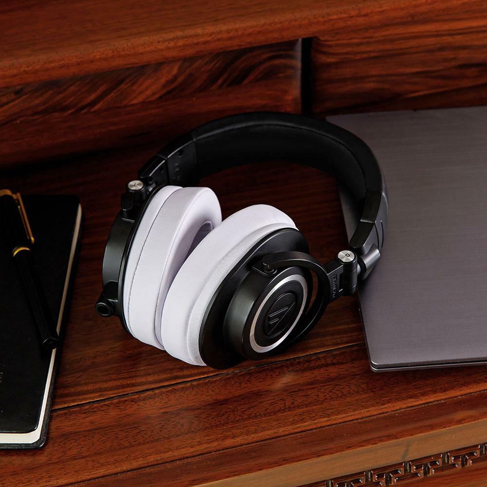 Wicked Cushions Replacement Ear Pads For Audio Technica ATH M50X - Black