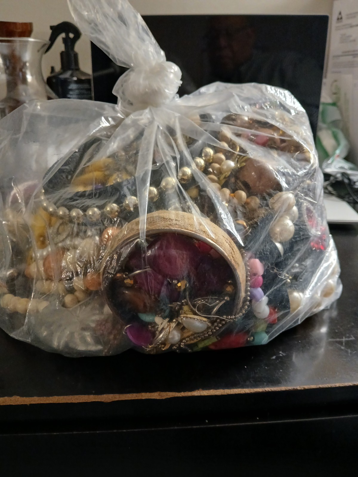 Almost 8 Lbs. Jewelry Grabbag Some Wearable Some Tangled All Great For Crafting