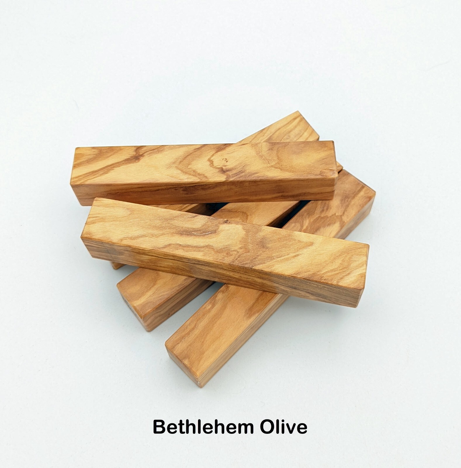 Olive Scales (2 pcs), Pen Blanks (1 pc), Craft Wood (1 pc) - Various Sizes