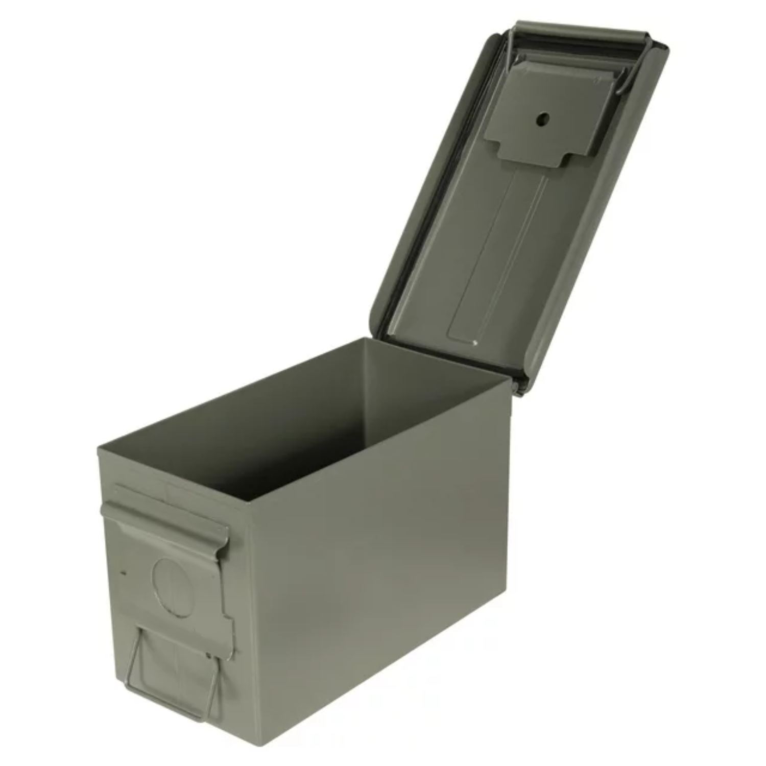 Strategy 50 Caliber Metal Ammo Storage Box 12 in x 6.125 in x 7.25 in OD Green