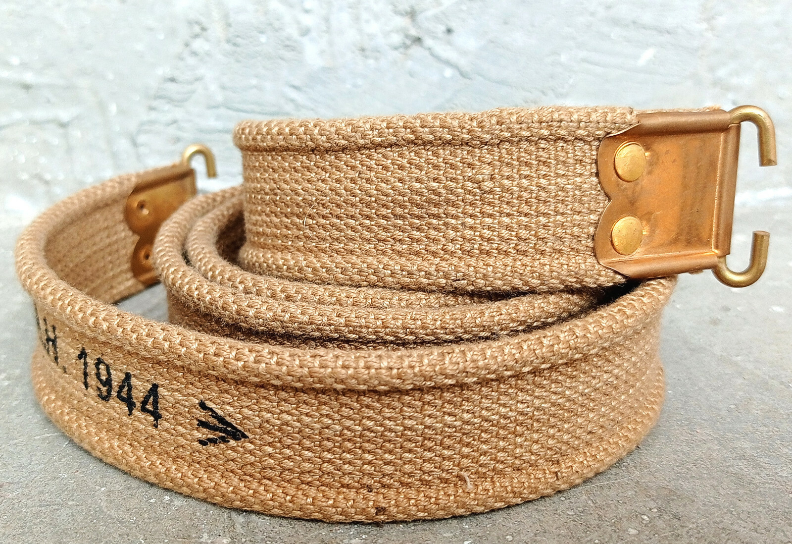 British WWII Army Lee Enfield SMLE Canvas Sling Light Khaki Color