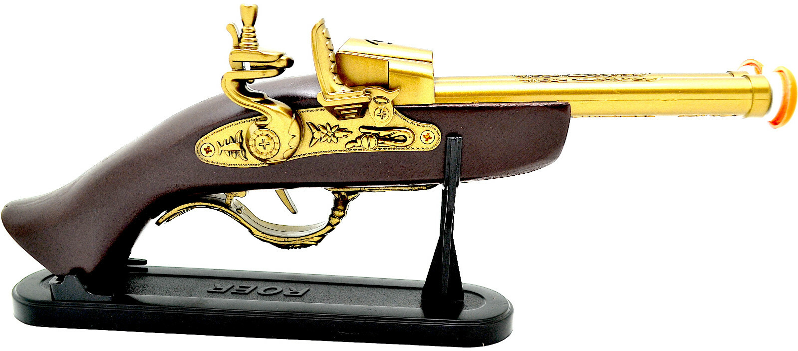 13" New! Vintage Double Barrel FLINTLOCK Replica Pistol GUN Rifle 18th Century