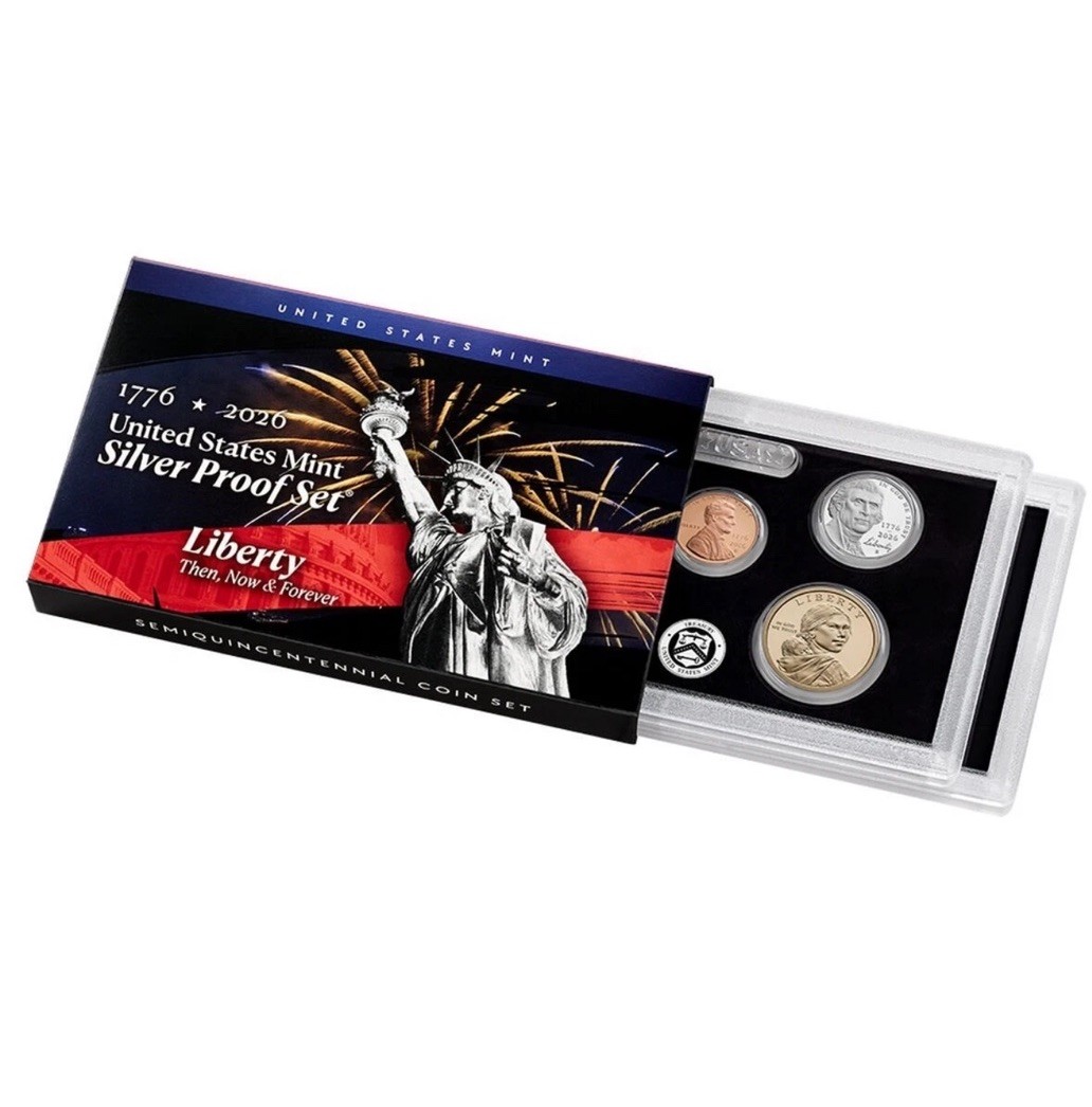 2026 Silver Proof Set US Mint Semi Quincentennial Silver Proof Set - PRE SALE