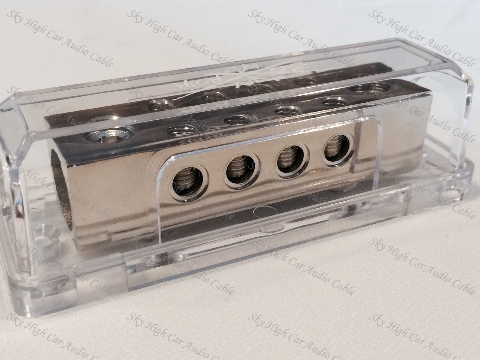 Sky High Car Audio (2) 1/0 gauge to (8) 8 ga Distribution Block Car Audio Distro