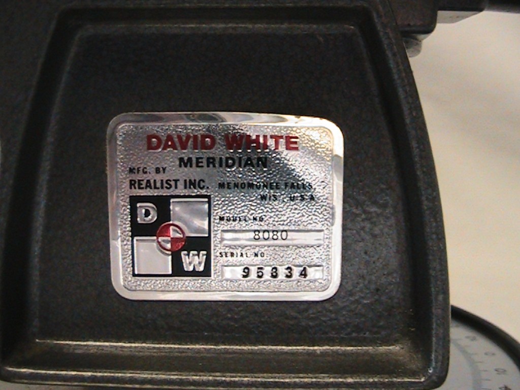 1 Used Vintage David White Instruments DW-8080 Level Transit