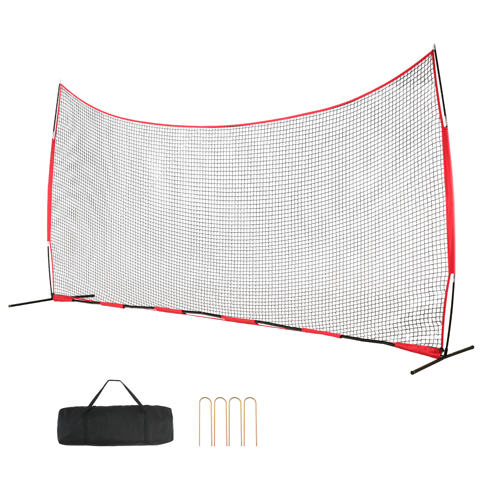 Uimoso Barricade Backstop Net Ball Sports Barrier Softball Practice Net 20x10ft