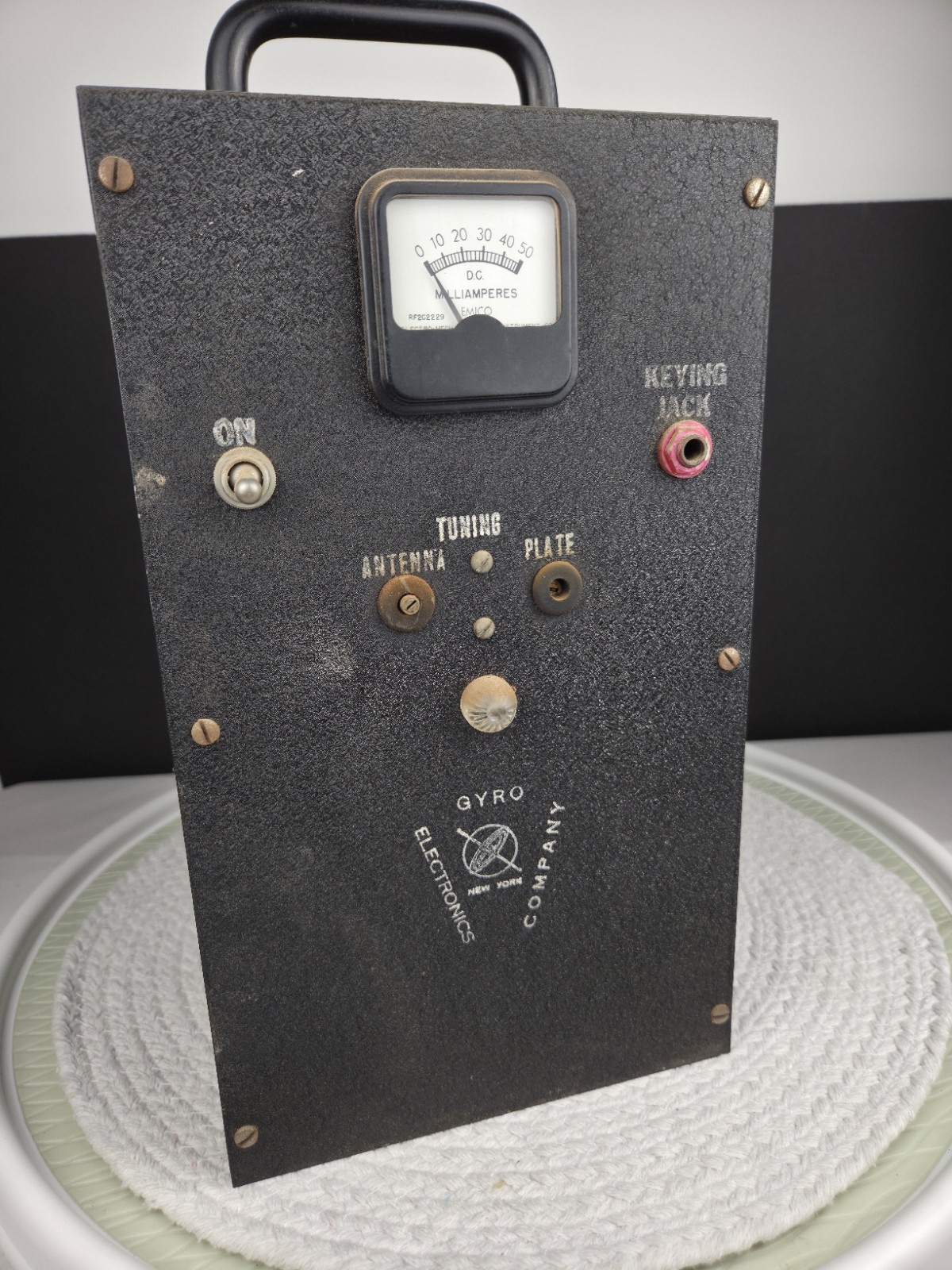 Gyro Mac II Vintage Tube RC Aircraft Transmitter VT-185 Tubes 1950s R/C Radio