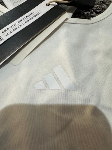 Adidas Women's Techfit Compression Tank White IB1223 NWT Size Small