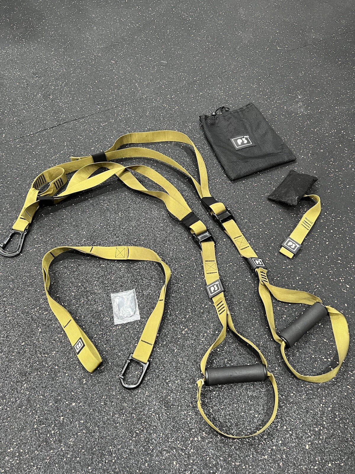 (P3) Pro suspension straps, bodyweight training straps, indoor/outdoor training