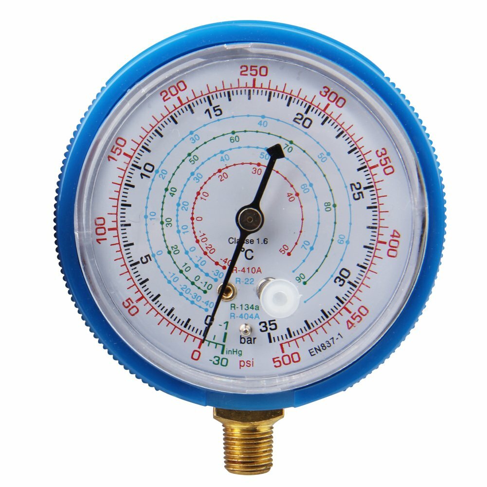 2 Air Conditioner HVAC AC A/C Refrigerant Low&High Pressure Gauge PSI KPA Tools