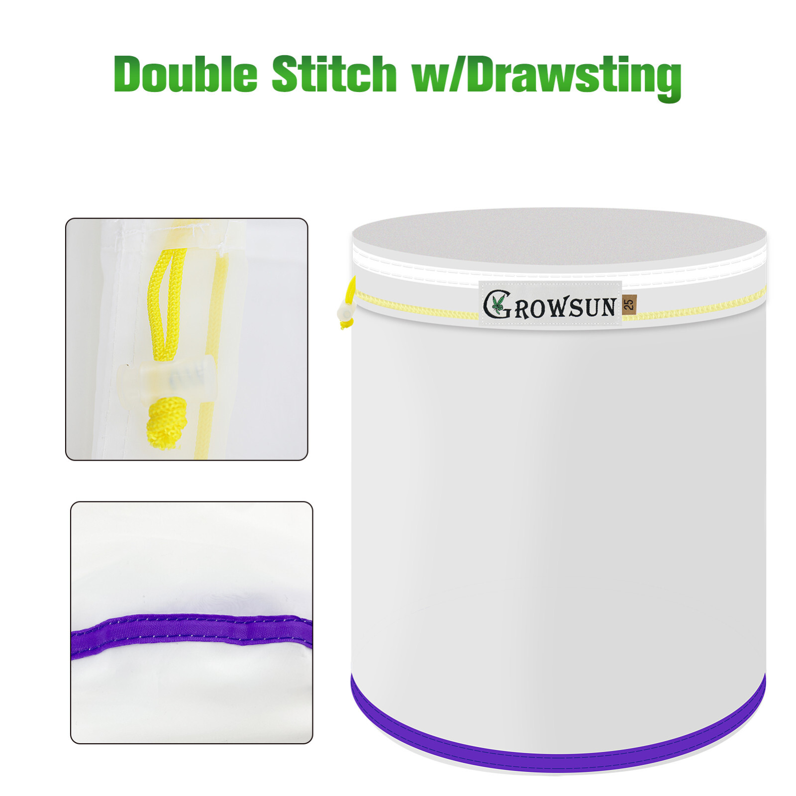 Bubble Bag Growsun 20 GAL - 5 Bag Kit All Mesh Bubble Hash Bags Extractor