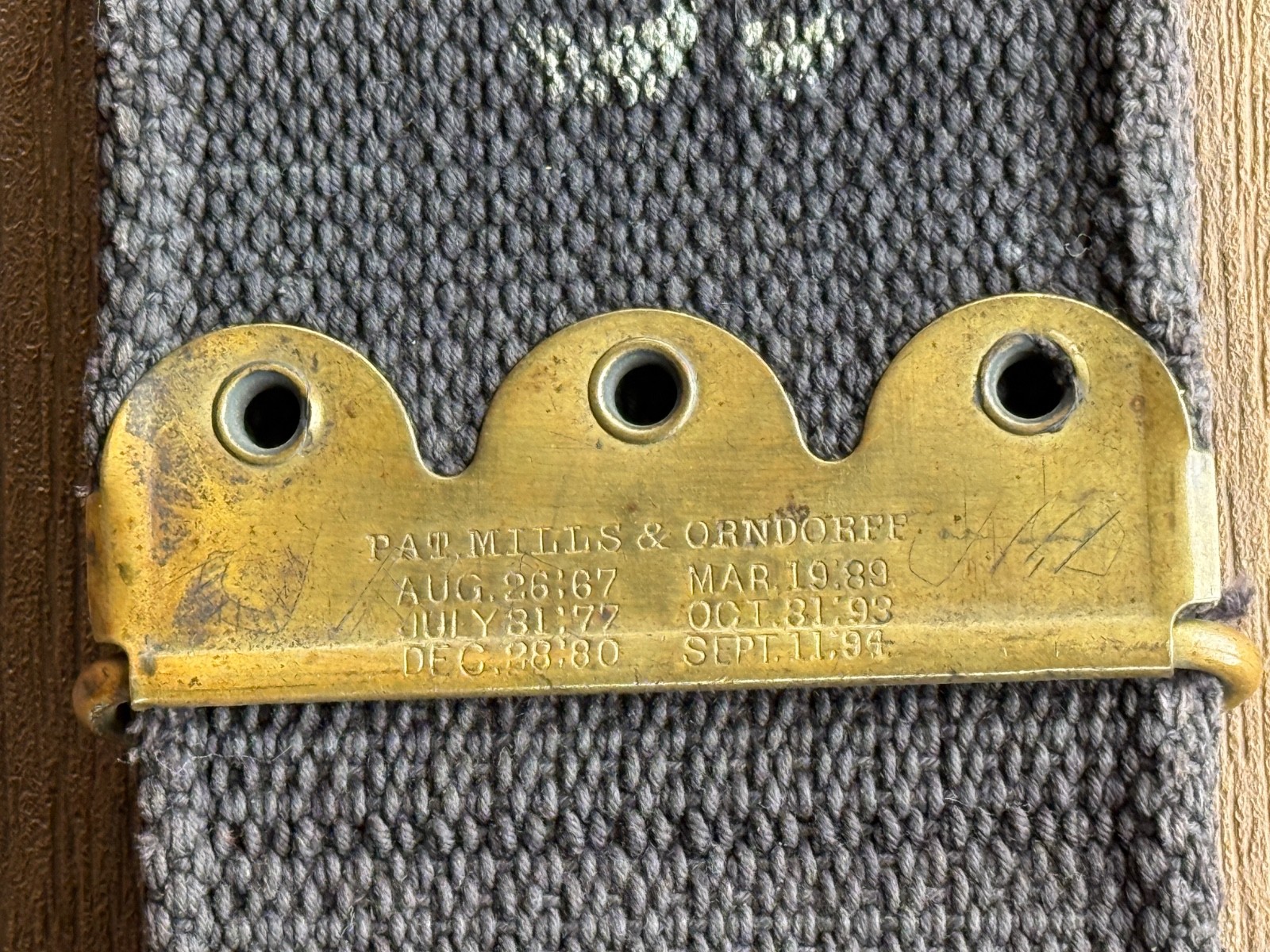 M1894, MILLS, ORNDORFF, DOUBLE ROW, 100 ROUND, KRAG .30-40, CARTRIDGE BELT