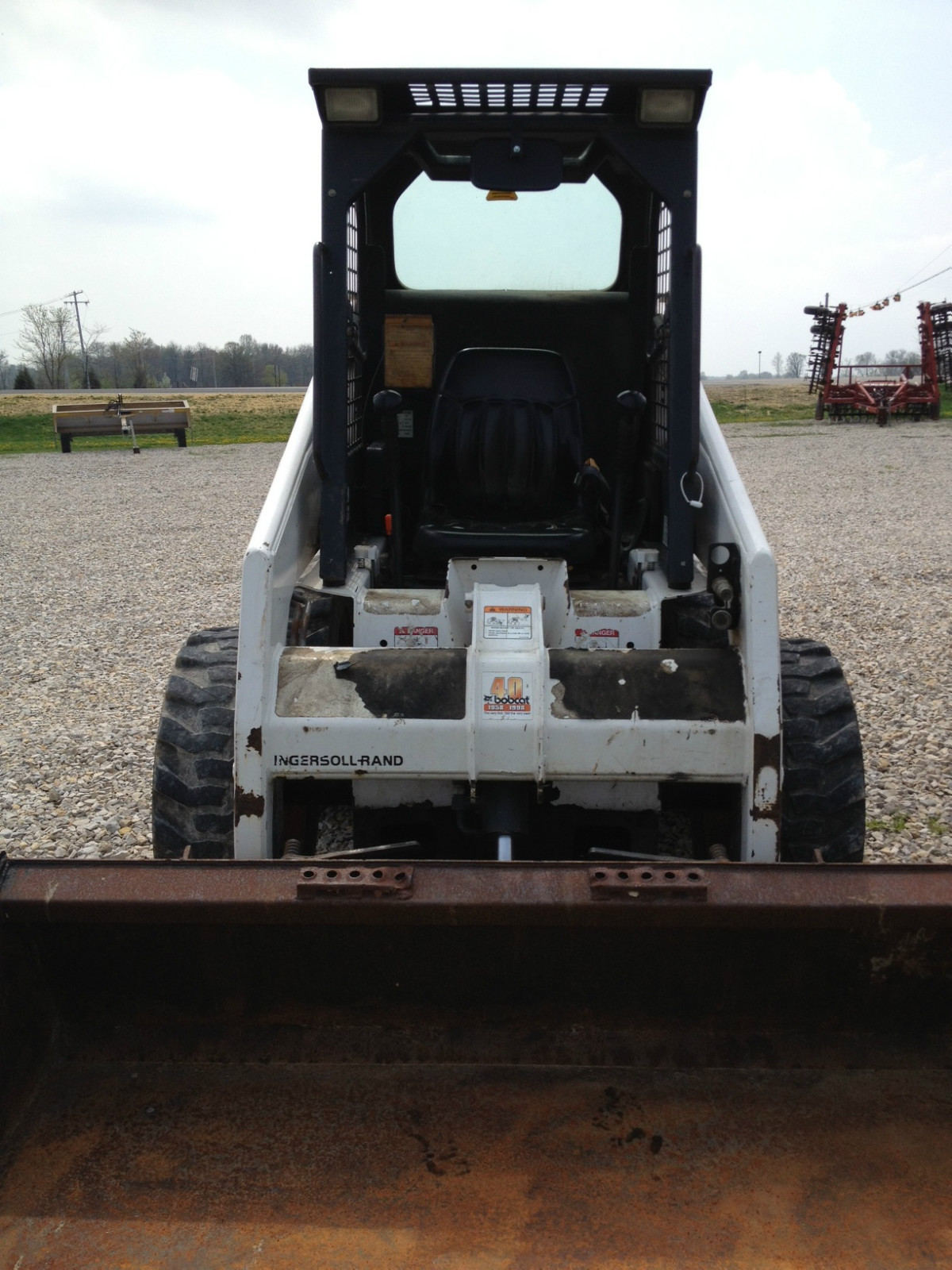 Universal Rearview Mirror for Skid Steer such as Case, Bobcat, Mustang, Cat....