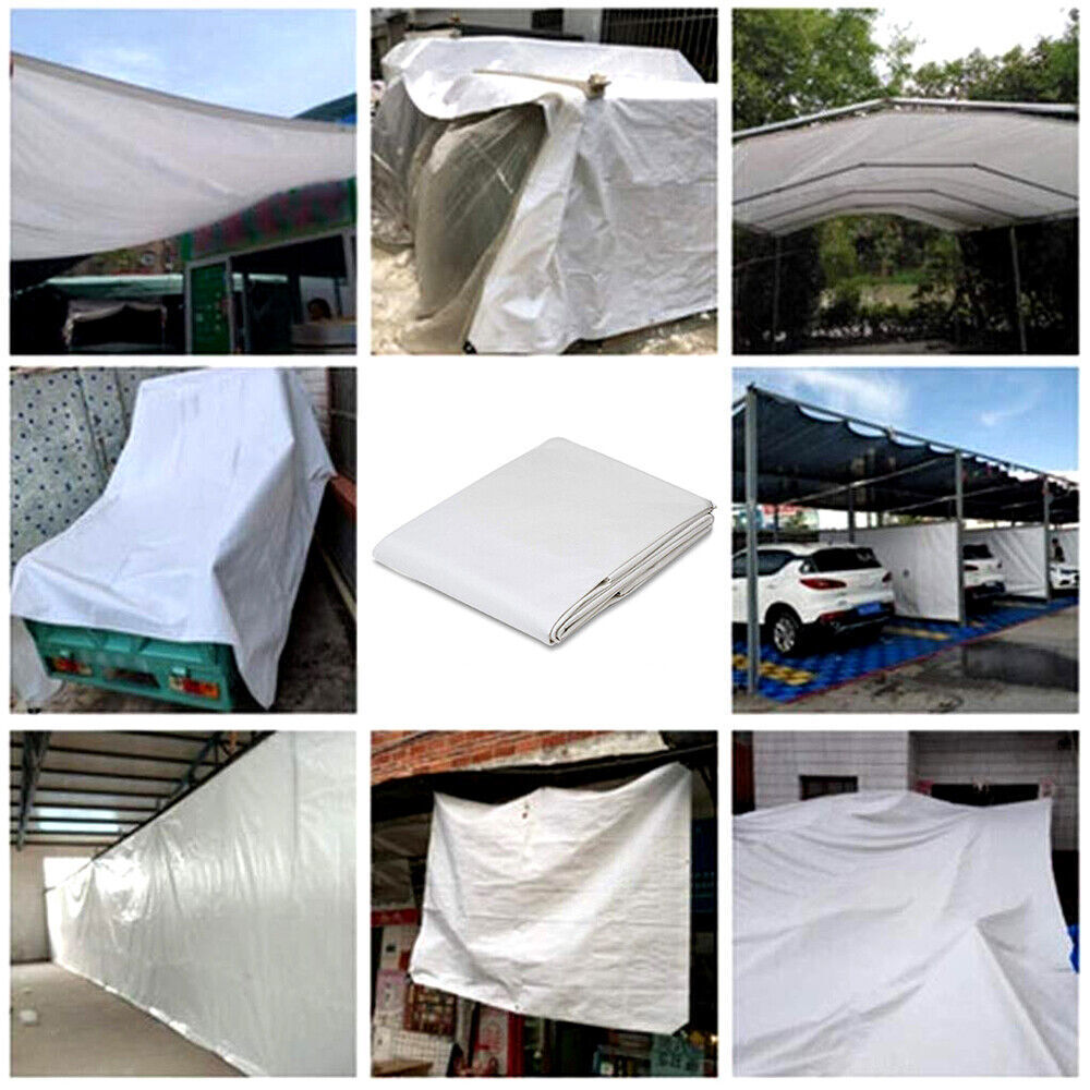 12 Mil Heavy Duty Waterproof Poly Tarp Tarpaulin Cover