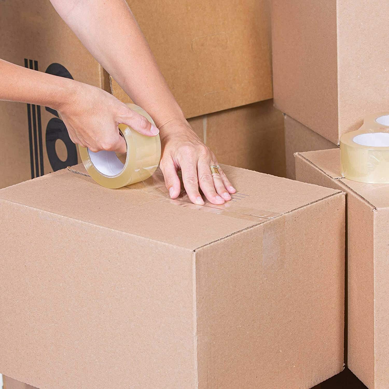 Premium Clear Carton Box Sealing Packing Tape 2.5 Mil Thick 2"x110 yard