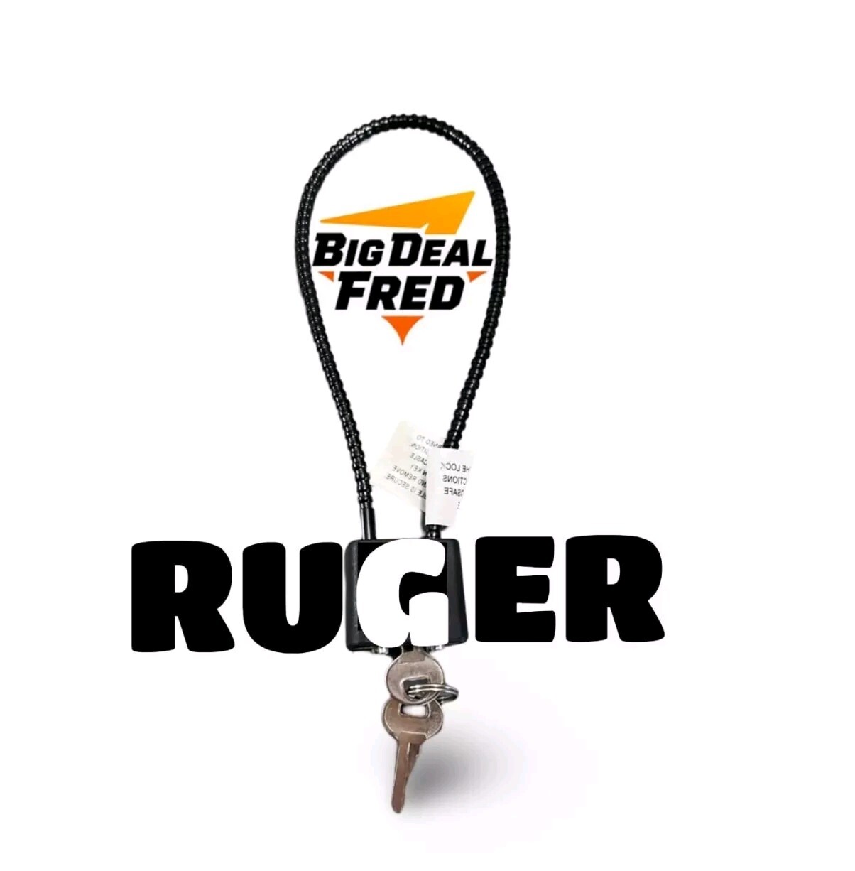 GUN LOCK Regal Firearm Cable Lock 2 Pack R11SC3 Rifle Shotgun Revolver New