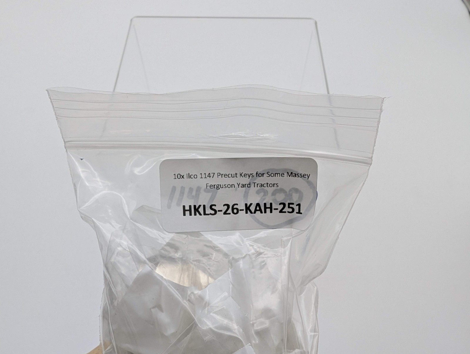 10x Ilco 1147 Precut Keys for Some Massey Ferguson Yard Tractors