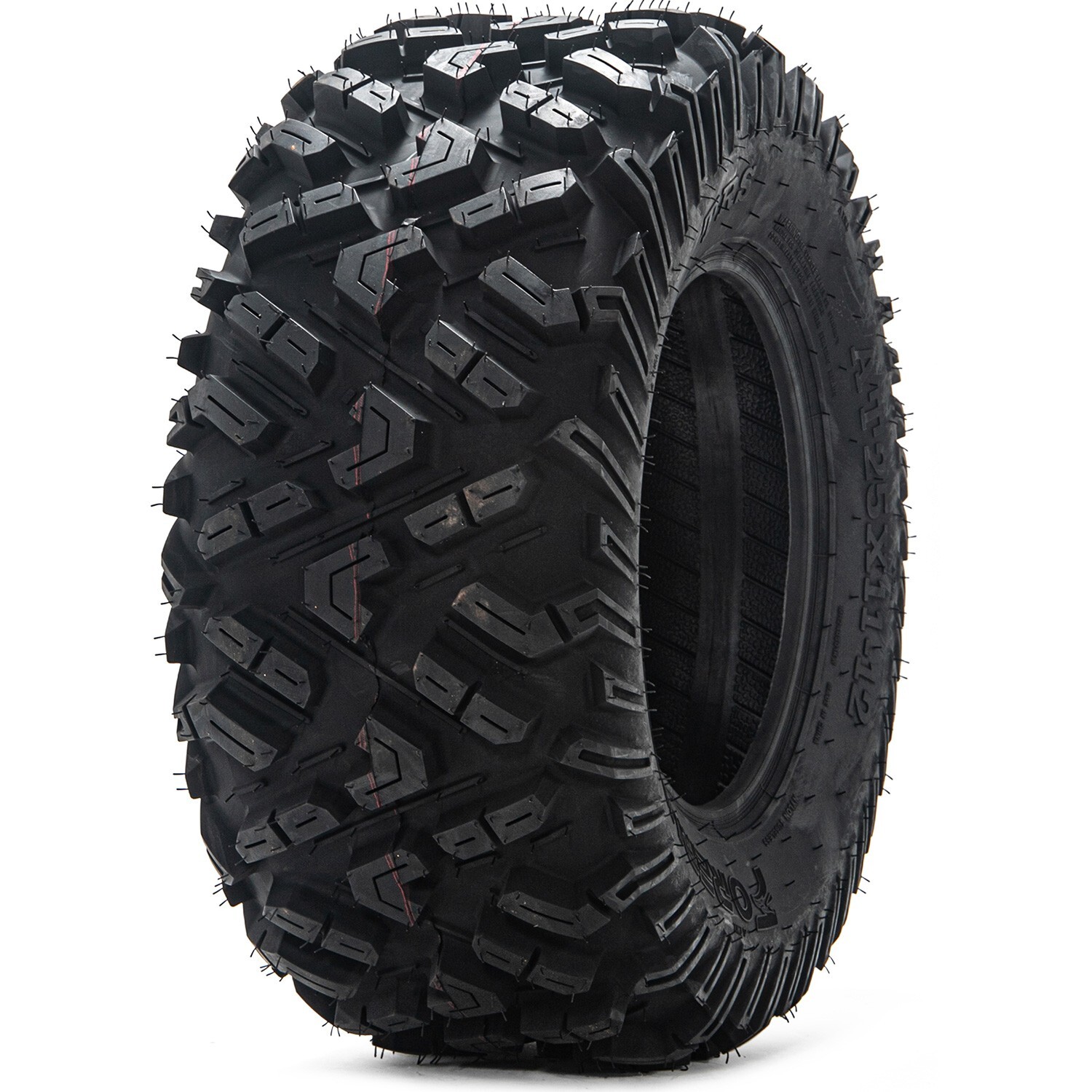Set of 2 25x11-12 25x11x12 6Ply ATV UTV All Terrain Mud Tires 25 11 12 Tubeless