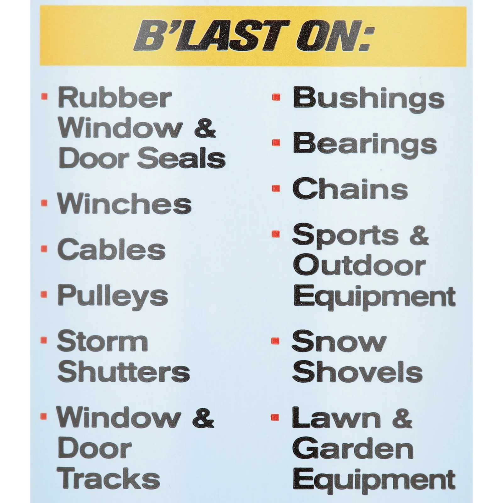 Blaster Silicone Lubricant Spray 11 Oz. Industrial Strength