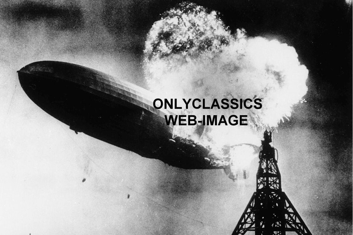 GERMAN AIRSHIP HINDENBURG DIRIGIBLE 34-4X6 PHOTOS LAKEHURST NJ AVIATION MILITARY