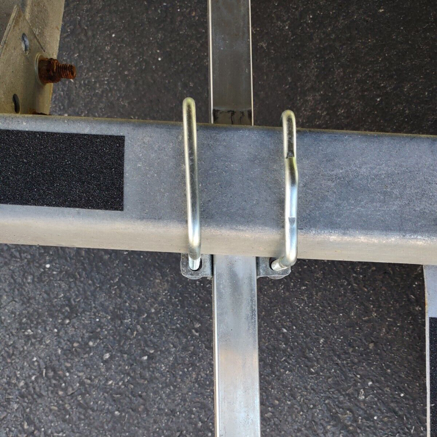 Pair 60" Boat Trailer Zinc-Plated Guide On Post Kit With PVC Poles Covers