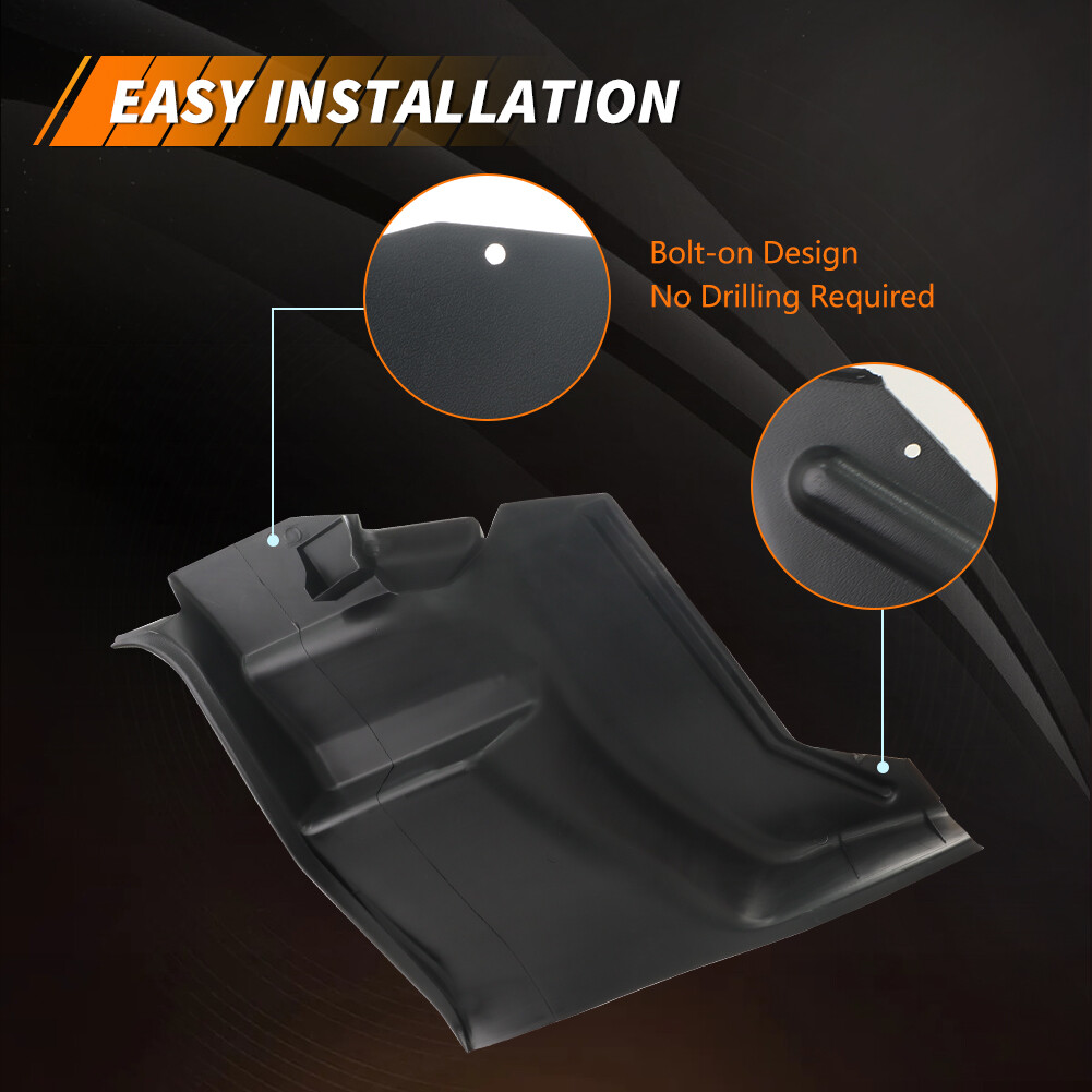 For 72-81 Camaro Firebird L&R Lower Plastic Rear Armrest Seat Side Panels BLACK