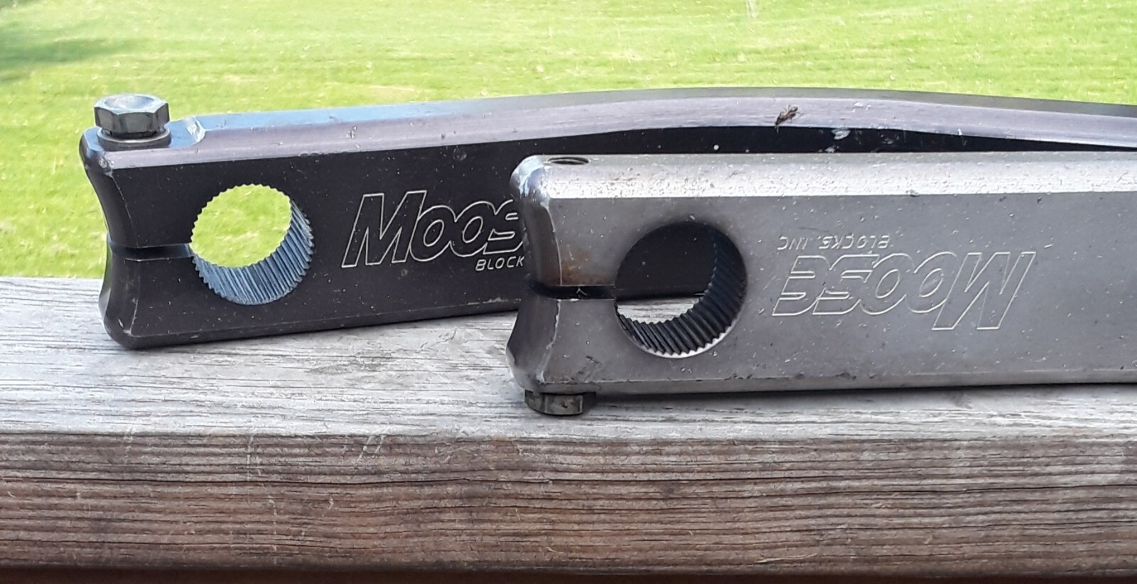 Pair Moose Blocks Sprint Car Rear Torsion Arms With Hardware Used