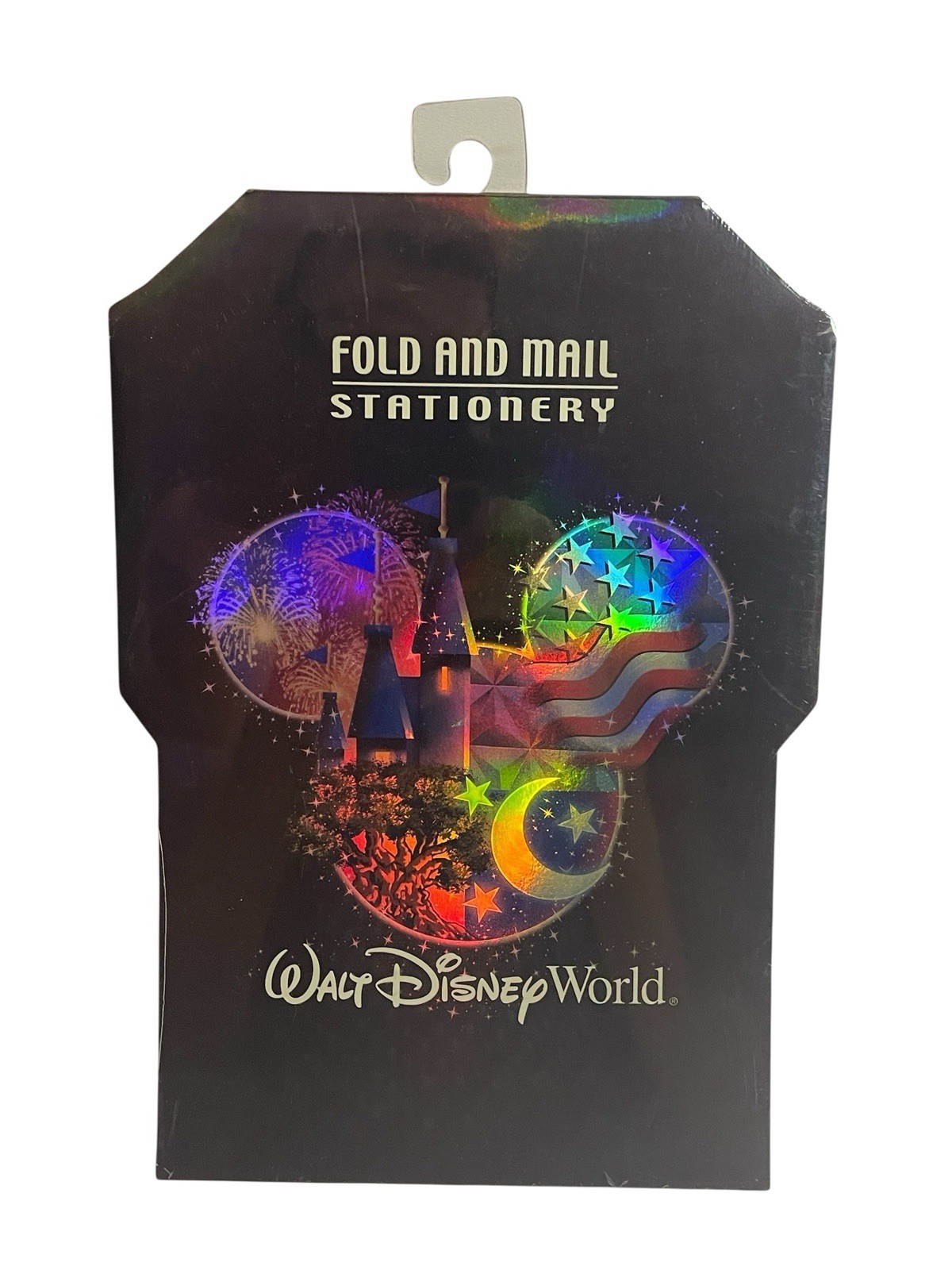 Vintage Walt Disney World USA Payriotic Castle Fold And Mail Stationery SEALED