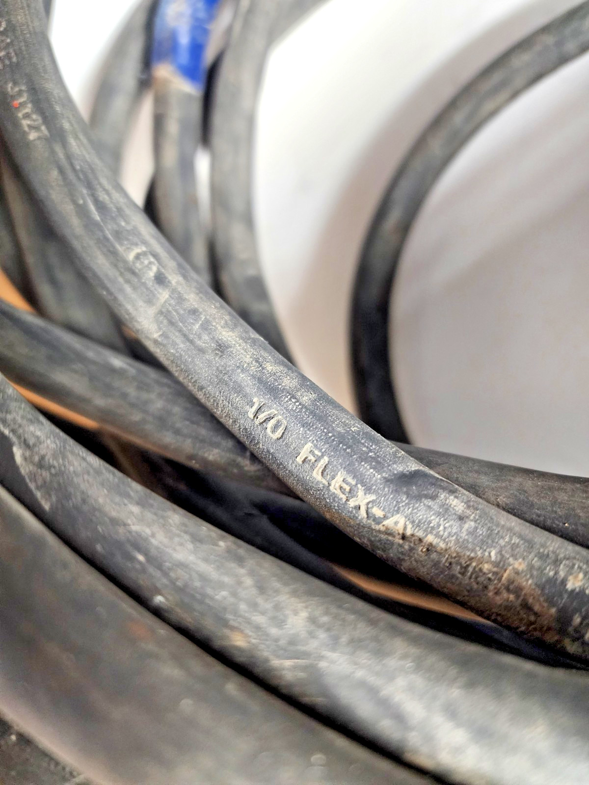 Toughflex 1/0 AWG Welding Lead W/ Lenco LC40 Male/ Female Connectors 50' Cable