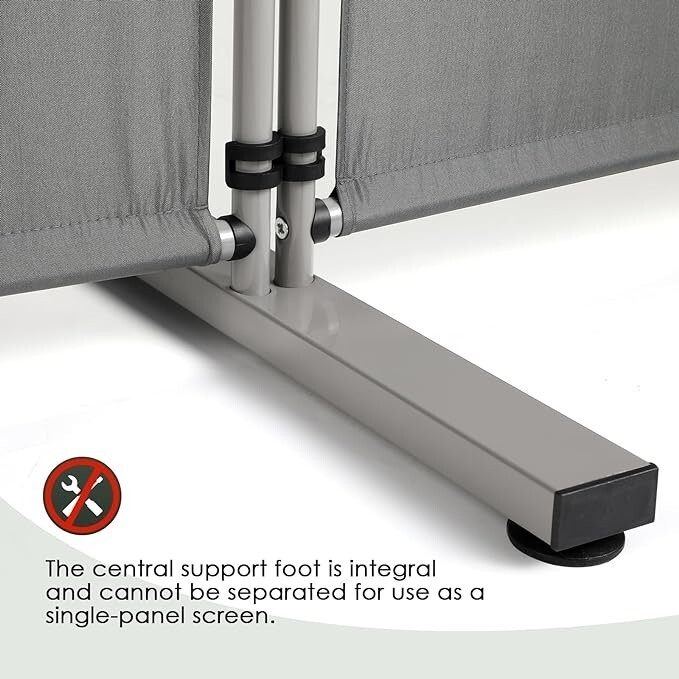 Separador Divisor De Habitacion Para Paneles Sala Total Privacidad Gris NUEVO US