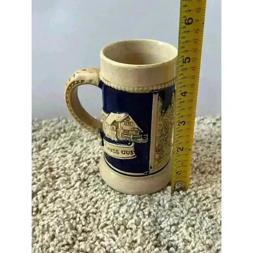 Vintage | Western Germany Monschau Gruss aus Glazed Stoneware Stein Mug