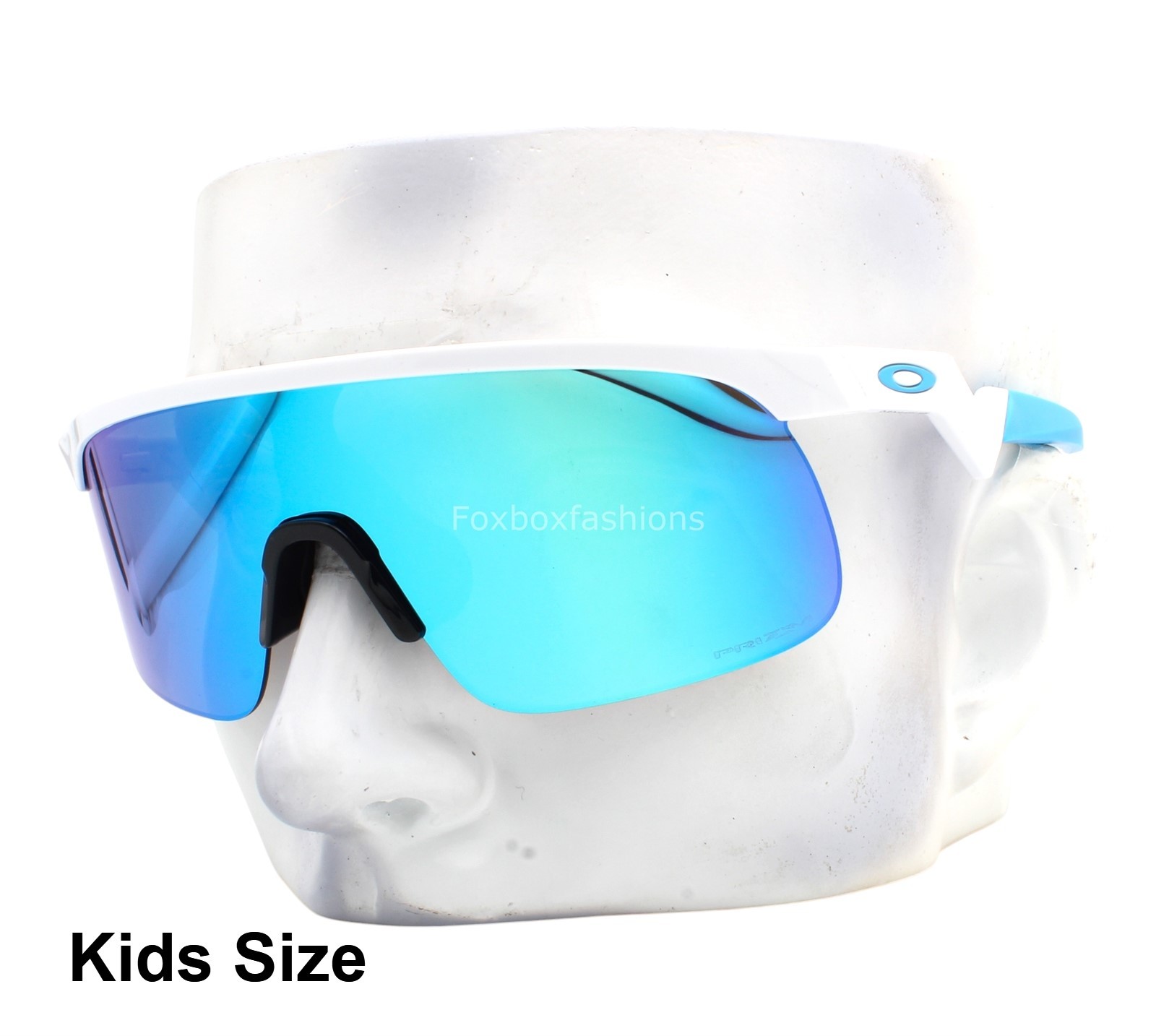 Oakley Youth Fit Sunglasses OJ9010-0723 Resistor XS White Blue Mirror Kids Size
