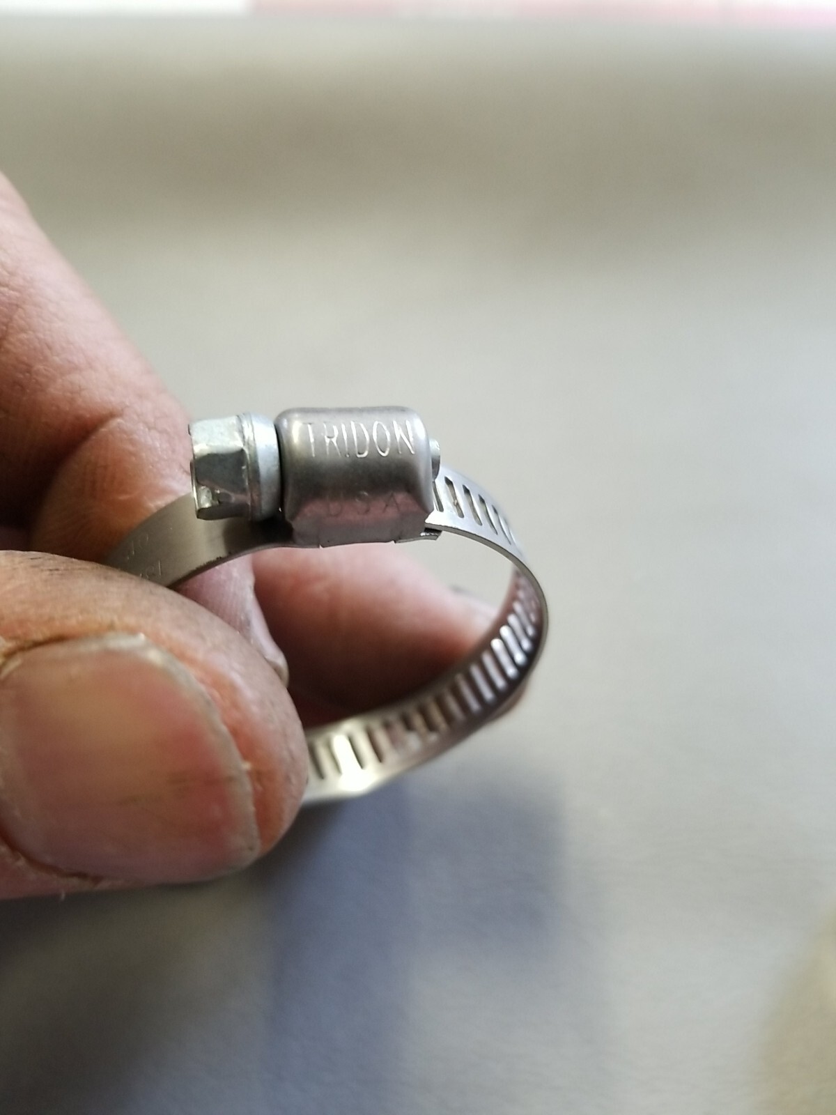 Ideal Tridon Size 016 Stainless Steel 18-38mm Hose Clamp 5/16 Band - 10 PCS