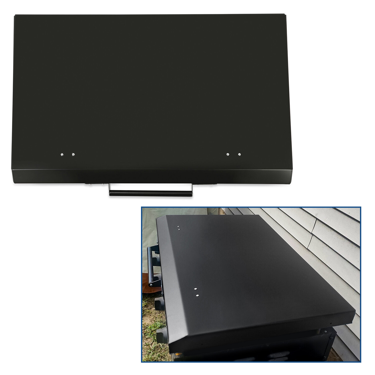 Black Outdoor 36" Griddle Hard Cover Lid Fit For Blackstone Griddle New
