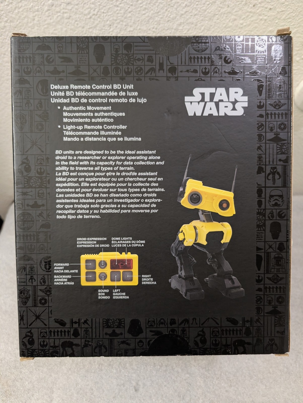 Disney Parks Star Wars Galaxy's Edge Deluxe Remote Control BD Unit Droid 2.4 GHz