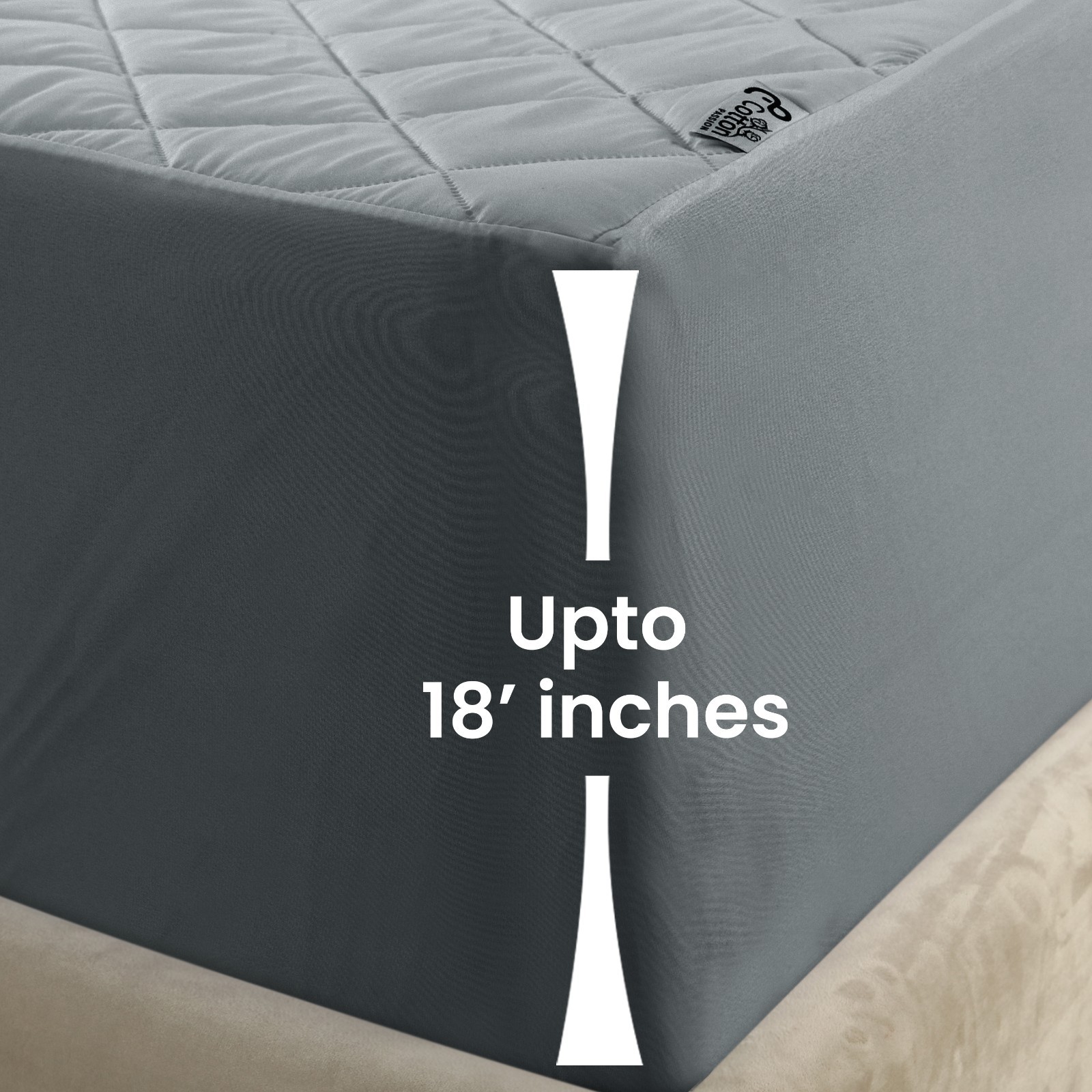 Quilted Mattress Pad Cover Extra Deep Pocket Waterproof Mattress Protector