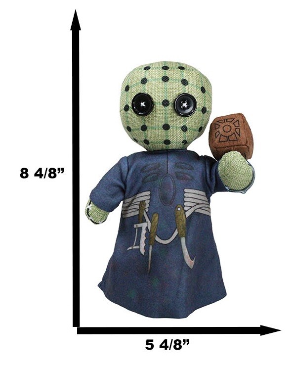 Pinhead Hellraiser Pinheadz Voodoo Stitches Monster Villain Plush Toy Doll