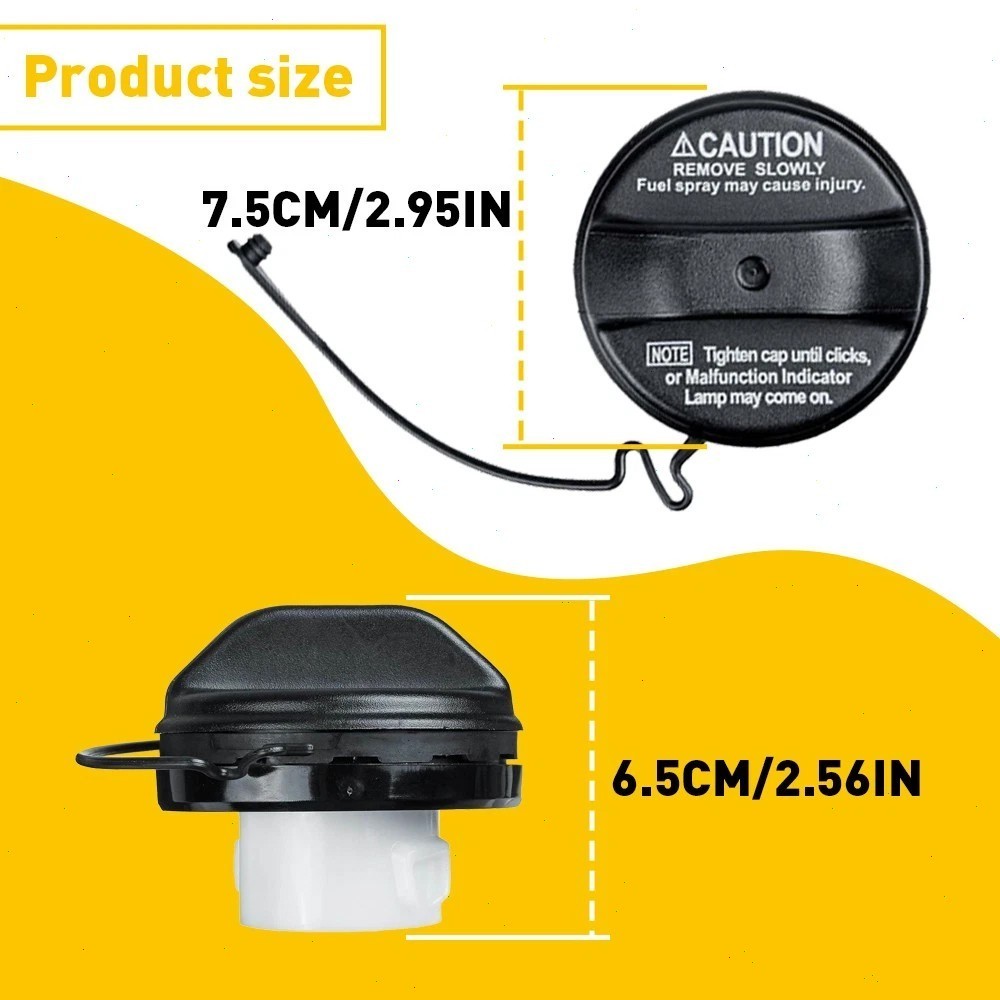 Fuel Tank Gas Cap 77300-33070, Replace 7730033070 Compatible with 4Runner Avalon