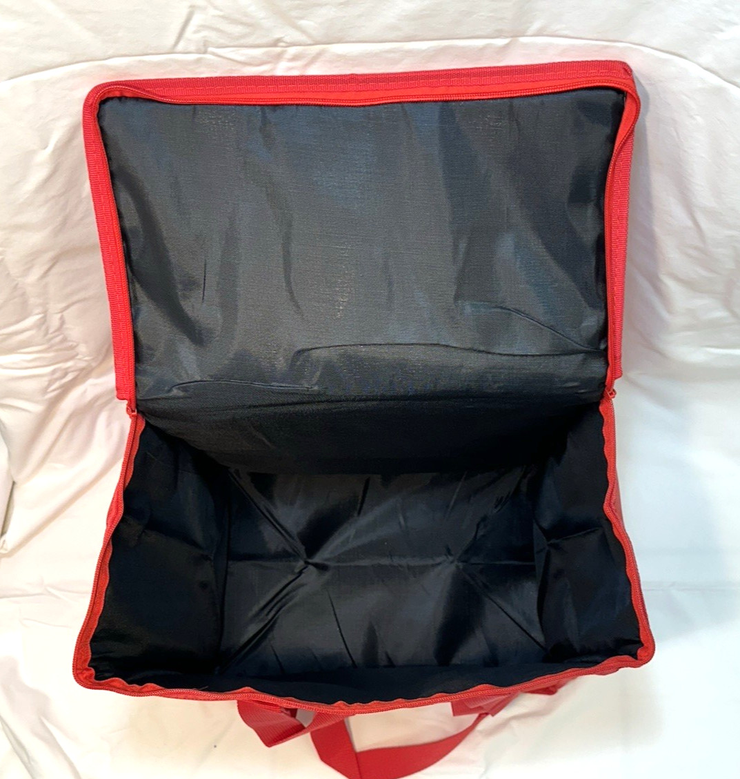 Lot of 2 ~ DOORDASH ~ 14x14x9 ~ HD Thicker Insulated Delivery Bag / Tote ~