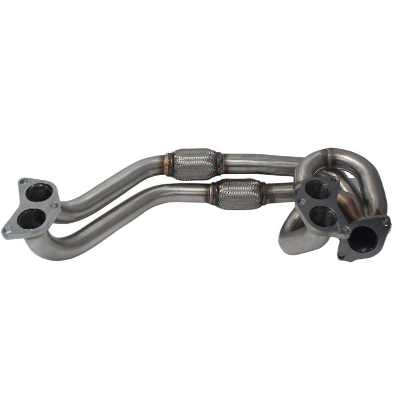 Subaru EJ Exhaust Header for WRX STI Legacy GT 2002–2013 Polished Stainless