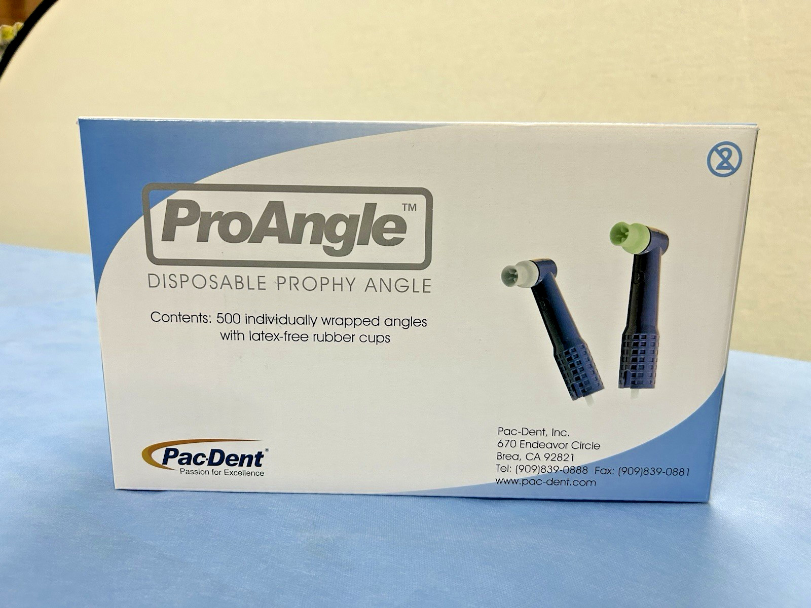 Pac-Dent ProAngle Soft 247-500 Disposable Prophy Angle 500/Box Soft Cup