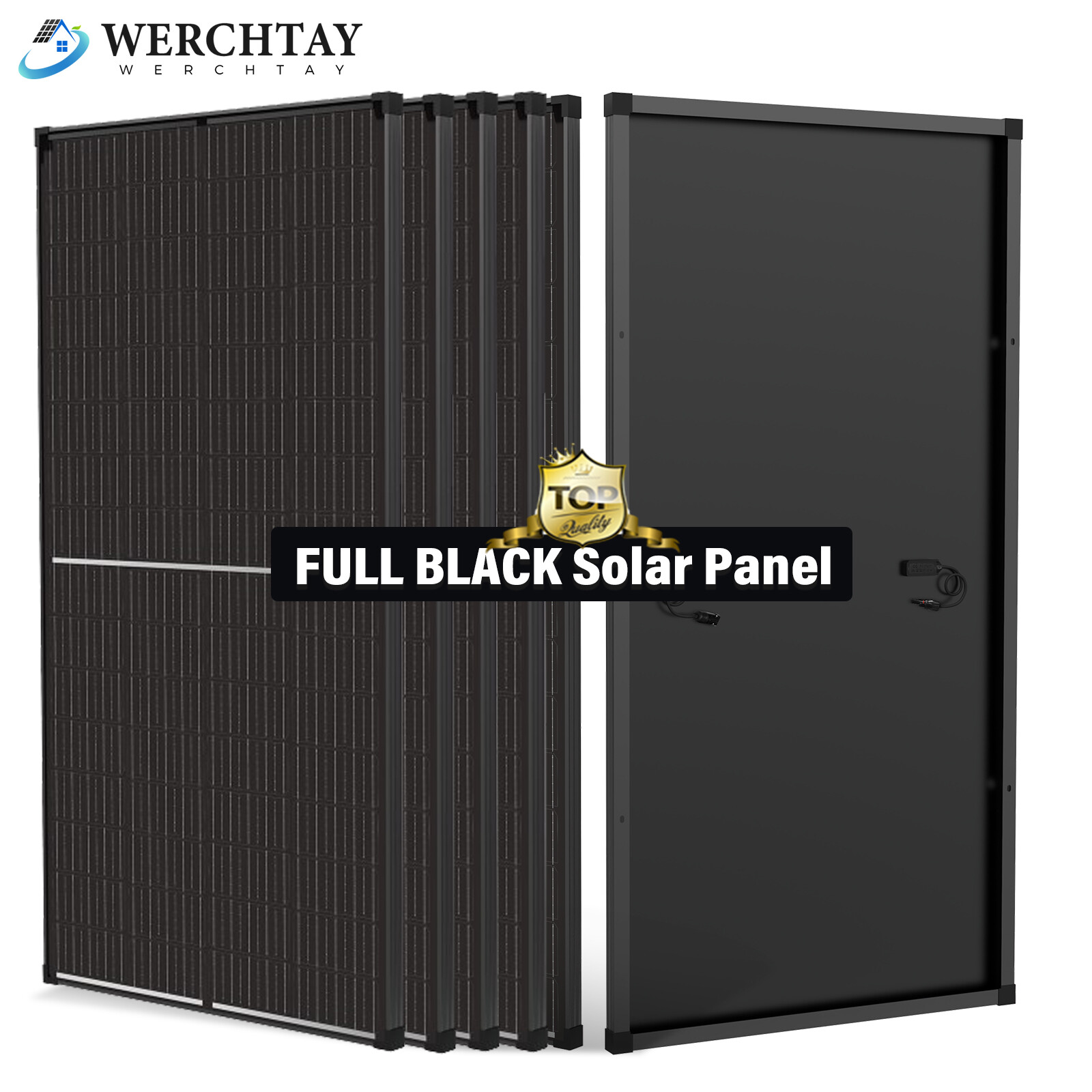 100W 200W 400W 1000W Watt Solar Panel Mono 12V Charger RV Home Off-Grid Boat